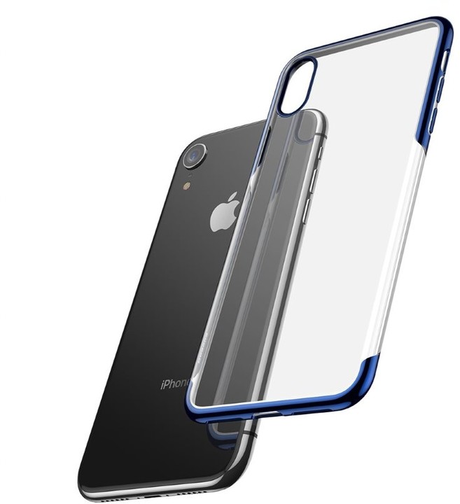Baseus pouzdro Shining Series pro iPhone XR, modrá_1215441888
