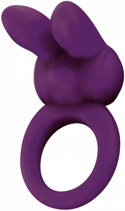 Kroužek Silicone Rabbit, vibrační, erekční, fialový 1 ks_853682500
