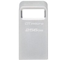 Kingston DataTraveler Micro, 256GB, stříbrná DTMC3G2/256GB