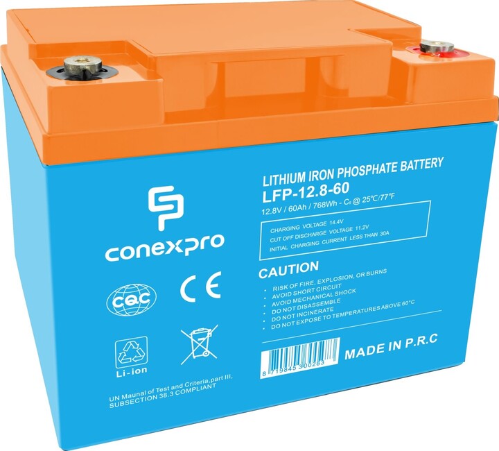 Conexpro baterie LiFePO4, 12,8V, 60Ah_449615494