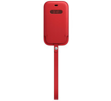 Apple kožený návlek s MagSafe pro iPhone 12 mini, (PRODUCT)RED - červená Poukaz 200 Kč na nákup na Mall.cz