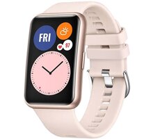FIXED silikonový řemínek pro Huawei Watch FIT, růžová_2081716228