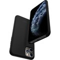Spigen Silicone Fit iPhone 11 Pro Max, černá_12744137