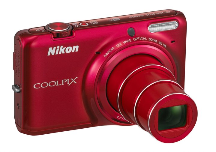 Nikon Coolpix S6500, červená_1092385818