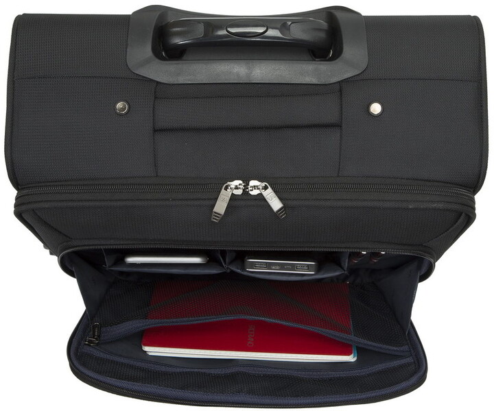 RivaCase 8481 cestovní kufr na kolečkách 20l, černá_314380957
