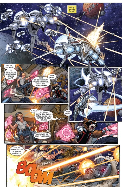 Komiks Strážci galaxie 3: Rozpad Strážců