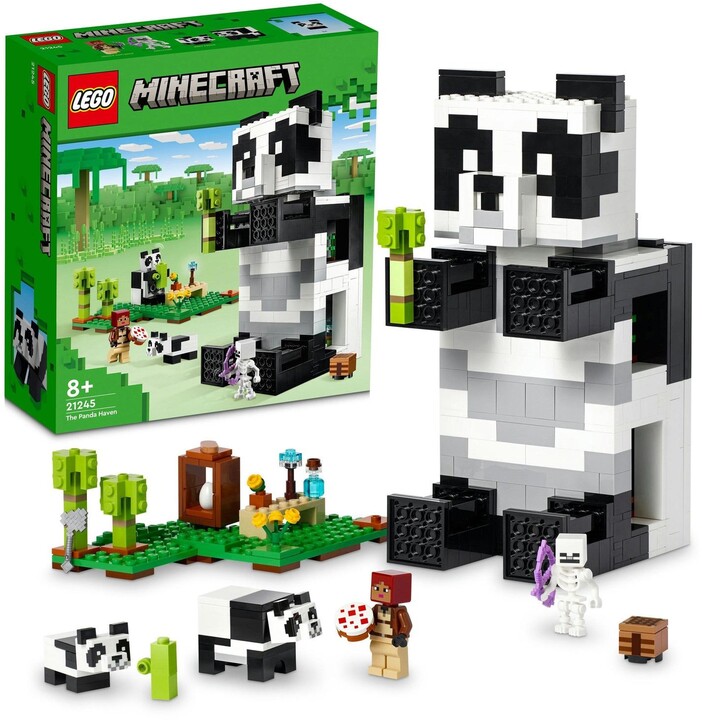 Extra výhodný balíček LEGO® Minecraft® 21245 Pandí útočiště a 21241 Včelí domek_242798161