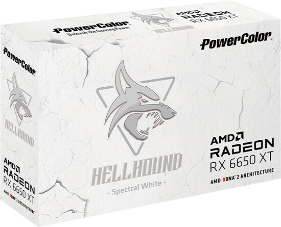 PowerColor Hellhound Spectral White AMD AMD Radeon™ RX 6650 XT, 8GB GDDR6_1048567526