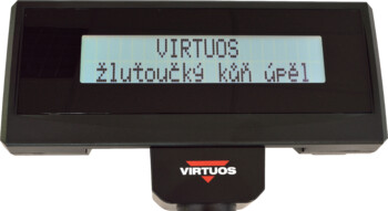 Virtuos FL-2024LW - LCD zákaznicky displej, 22x20, USB, 5V, béžová_1509717784