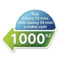 Získejte k novému telefonu 1 000 Kč navíc. Samsung Galaxy S4 mini a S5 mini koupíte do konce roku s cashbackem