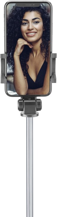 CellularLine Selfie tyč Freedom s funkcí tripodu, černá_1220333927