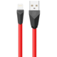 Remax Alien datový kabel s lightning, 1m, červeno-černá