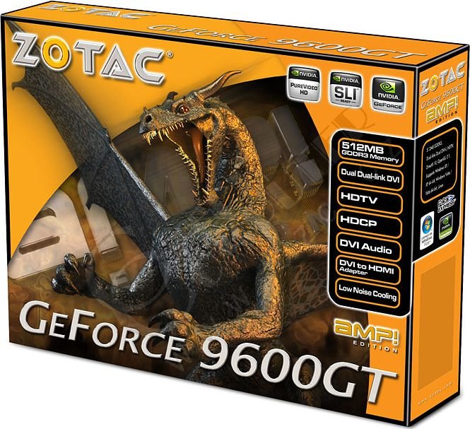 Zotac GeForce 9600 GT AMP! 512MB, PCI-E