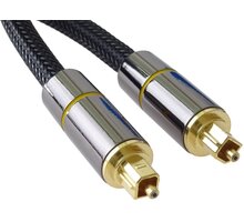 PremiumCord optický audio kabel Toslink, 1m kjtos7-1