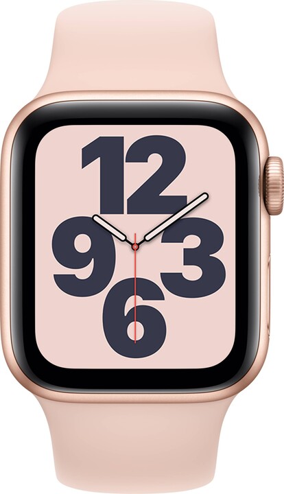 Apple Watch SE, 40mm, Gold Aluminium, Pink Sand Sport Band_994031928