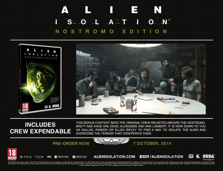 Alien: Isolation - Nostromo Edition (Xbox ONE)_1819114210