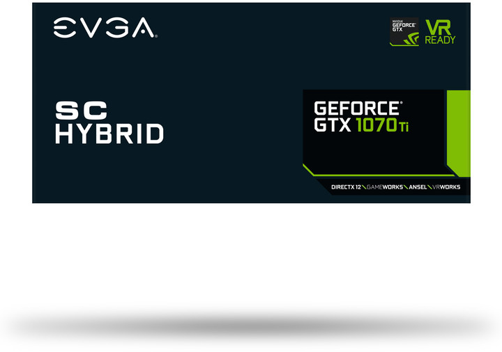 EVGA GeForce GTX 1070 Ti SC Hybrid Gaming, 8GB GDDR5_2121723769