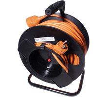 PremiumCord prodlužovací kabel 230V 50m buben, průřez vodiče 3x1,5mm2_519041799