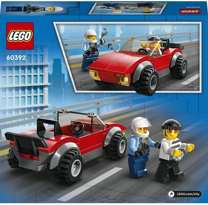 LEGO® City 60392 Honička auta s policejní motorkou_131304829