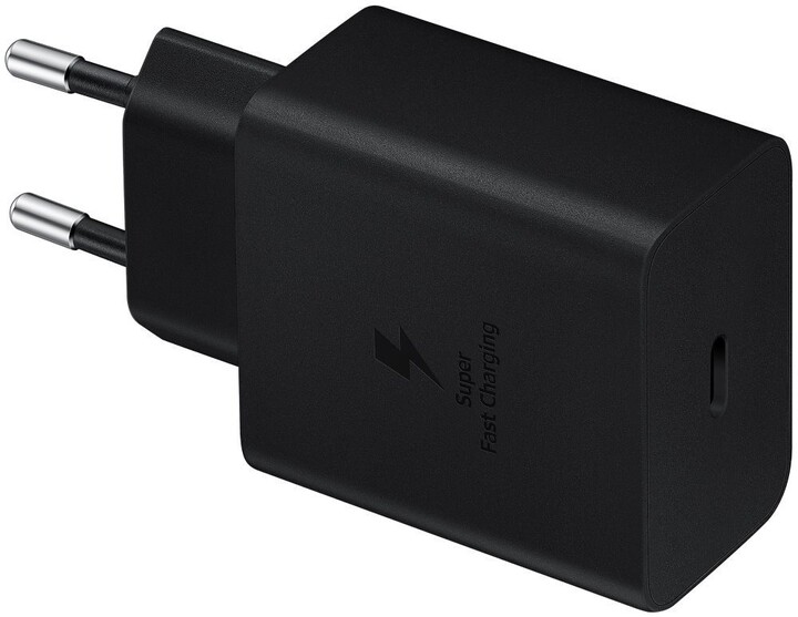 Samsung nabíječka s podporou rychlonabíjení (45W) s kabelem USB-C, černá_2117702601
