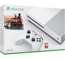 XBOX ONE S, 500GB, bílá + Battlefield 1_1000707437