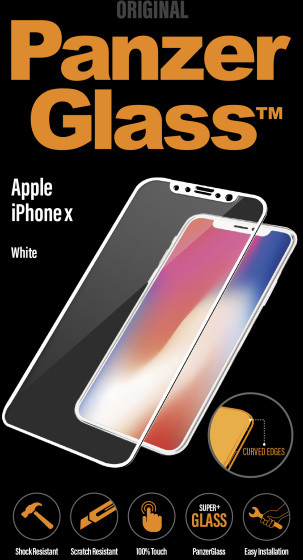 PanzerGlass Premium pro Apple iPhone X / XS, bílé_1394098924