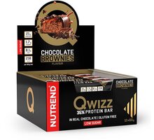 Nutrend QWIZZ PROTEIN BAR, tyčinka, proteinová, multipack, čokoládové brownies, 12x60g_398257544