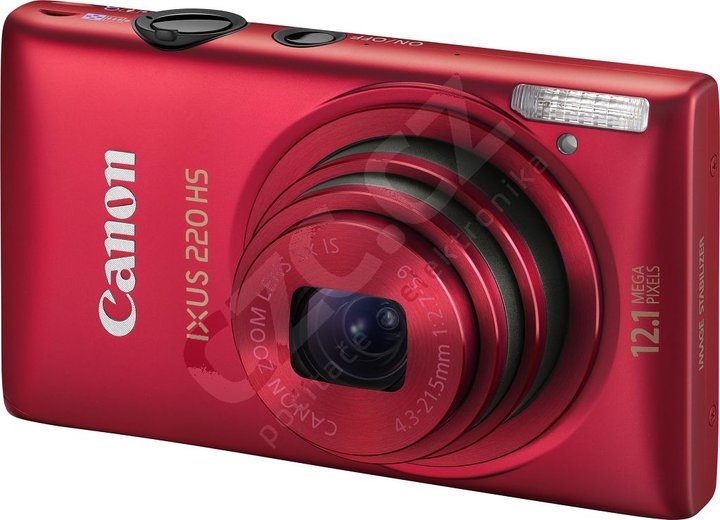 Canon IXUS 220 HS, červený_1172672076