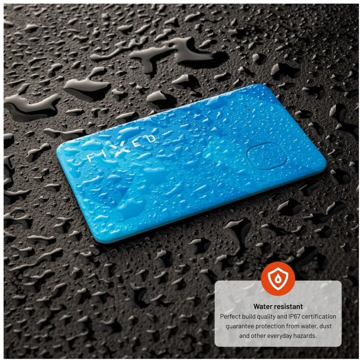 FIXED Smart tracker Tag Card s podporou Find My, bezdrátové nabíjení, modrá_748249319