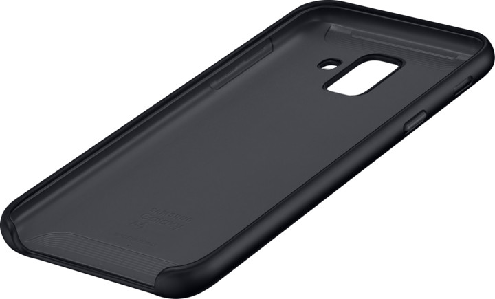 Samsung A6 dvouvrstvý ochranný zadní kryt, černá_23701752