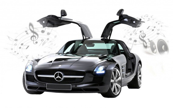 Mercedes-Benz SLS AMG(iPod, iPhone, iPad)_2129281832
