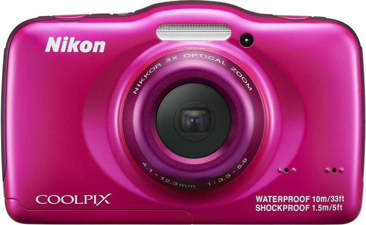 Nikon Coolpix S32, Backpack Kit, růžová_1807649844