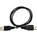 C-TECH kabel USB A-A 3m 2.0 prodlužovací, černá_782042932