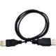 C-TECH kabel USB A-A 3m 2.0 prodlužovací, černá