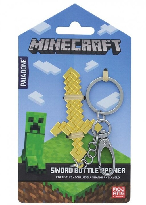 Přívěšek na klíče Minecraft - Sword, otvírák na lahve_507438469