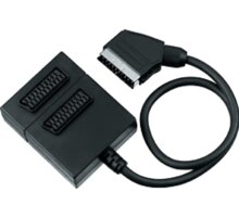 PremiumCord adapter SCART-2xSCART F, kabel 0,5m_1174249842