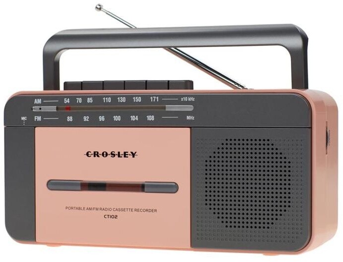 Crosley Cassette Player, růžová/šedá_881270958