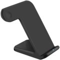 COTEetCI bezdrátová nabíječka 3v1 pro Apple Watch/iPhone/Airpods, černá_767952844