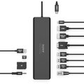 PORT CONNECT Dokovací stanice 11v1, 1x4K, RJ45,HDMI,Display Port,VGA,USB-C 100W, 4xUSB-A,micro/SD_120749604