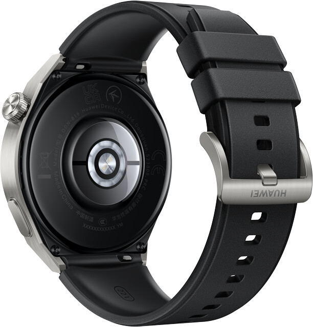 Huawei Watch GT 3 Pro 46 mm, Light Titanium Case, Black Fluoroelastomer Strap_489125325