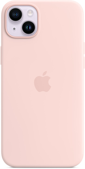 Apple Silikonový kryt s MagSafe pro iPhone 14 Plus, křídově růžová_91201691