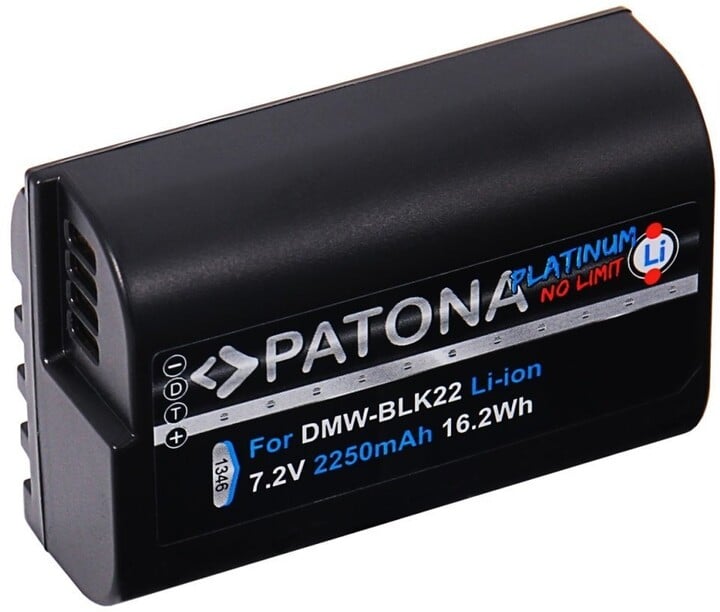 PATONA baterie pro Panasonic DMW-BLK22, 2250mAh, Li-Ion Platinum, DC-S5_766175496