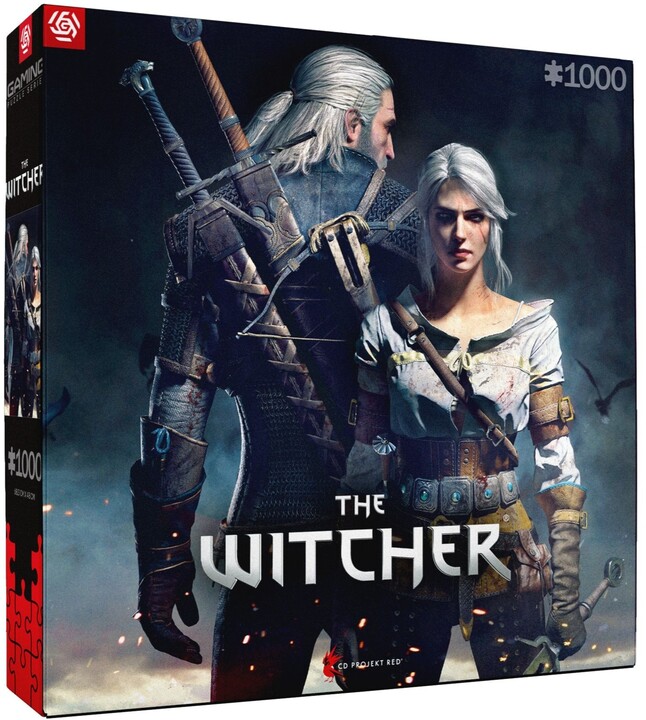 Puzzle The Witcher - Geralt &amp; Ciri, 1000 dílků_1137374327