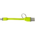 CELLY USB kabel s konektorem USB-C, 12 cm, zelený