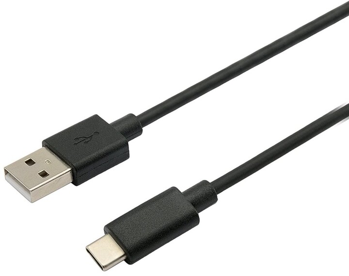 C-TECH kabel USB-A - USB-C, USB 2.0, 1m, černá_270396360