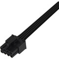 SilverStone SST-PP06BE-PC235 - 350mm 2x PCIE 8pin to PCIE 6+2pin sleeved PSU cable, černá_1191574129