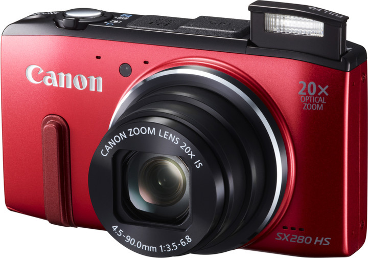 Canon PowerShot SX280 HS, červená_1305954822