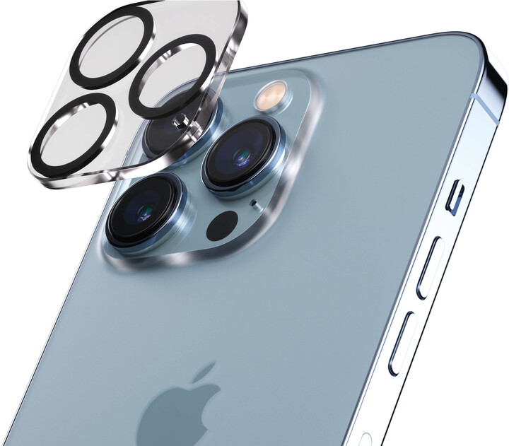 PanzerGlass ochranné sklo fotoaparátu pro Apple iPhone 13 Pro/13 Pro Max, černá_236491276