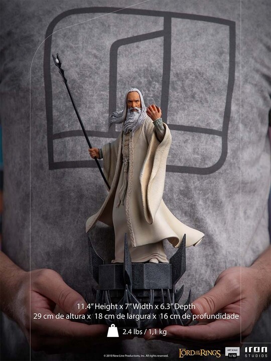 Figurka Iron Studios The Lord of the Ring - Saruman BDS Art Scale 1/10_164698377