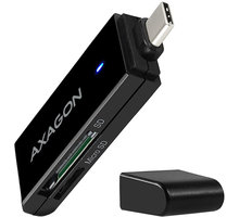 AXAGON CRE-S2C, USB 3.1 Type-C, externí SLIM čtečka 2-slot SD/microSD_1432574316